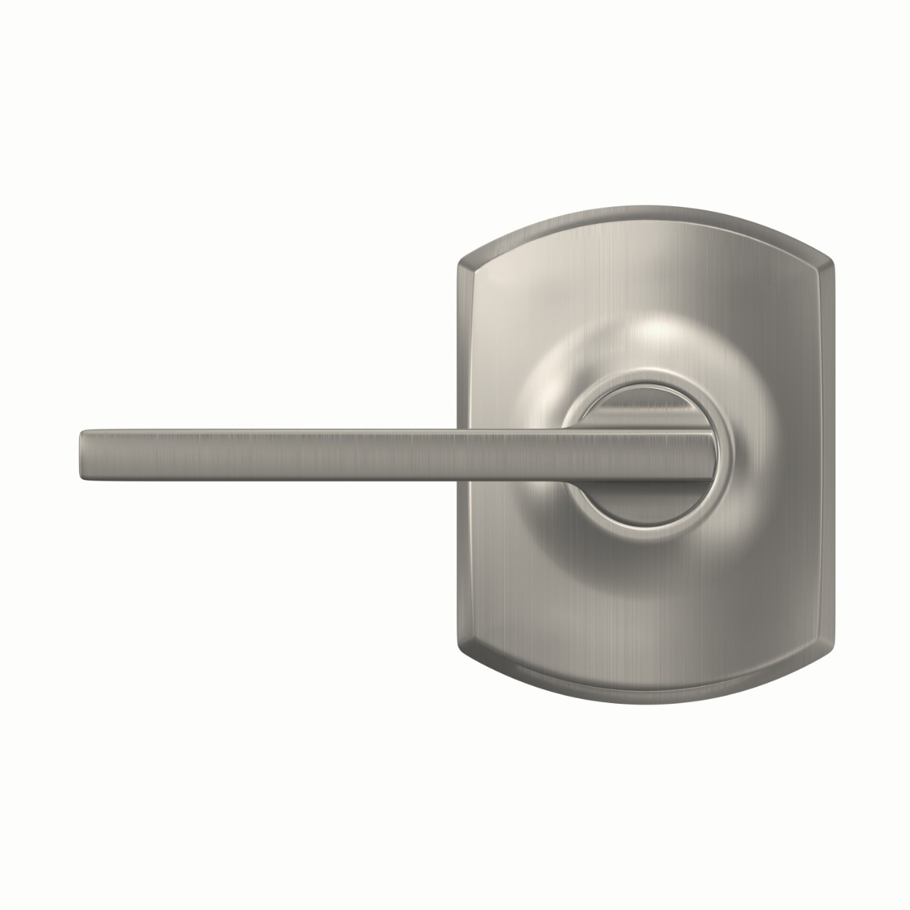 Latitude Lever Hall & Closet Lock with Greenwich Trim