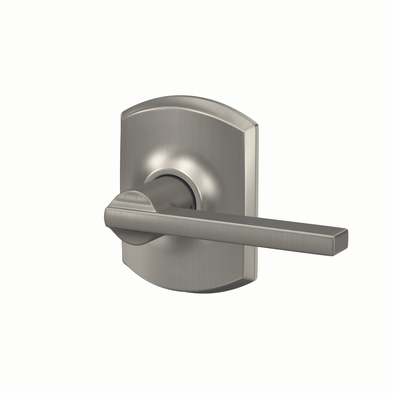 Latitude Lever Hall & Closet Lock with Greenwich Trim