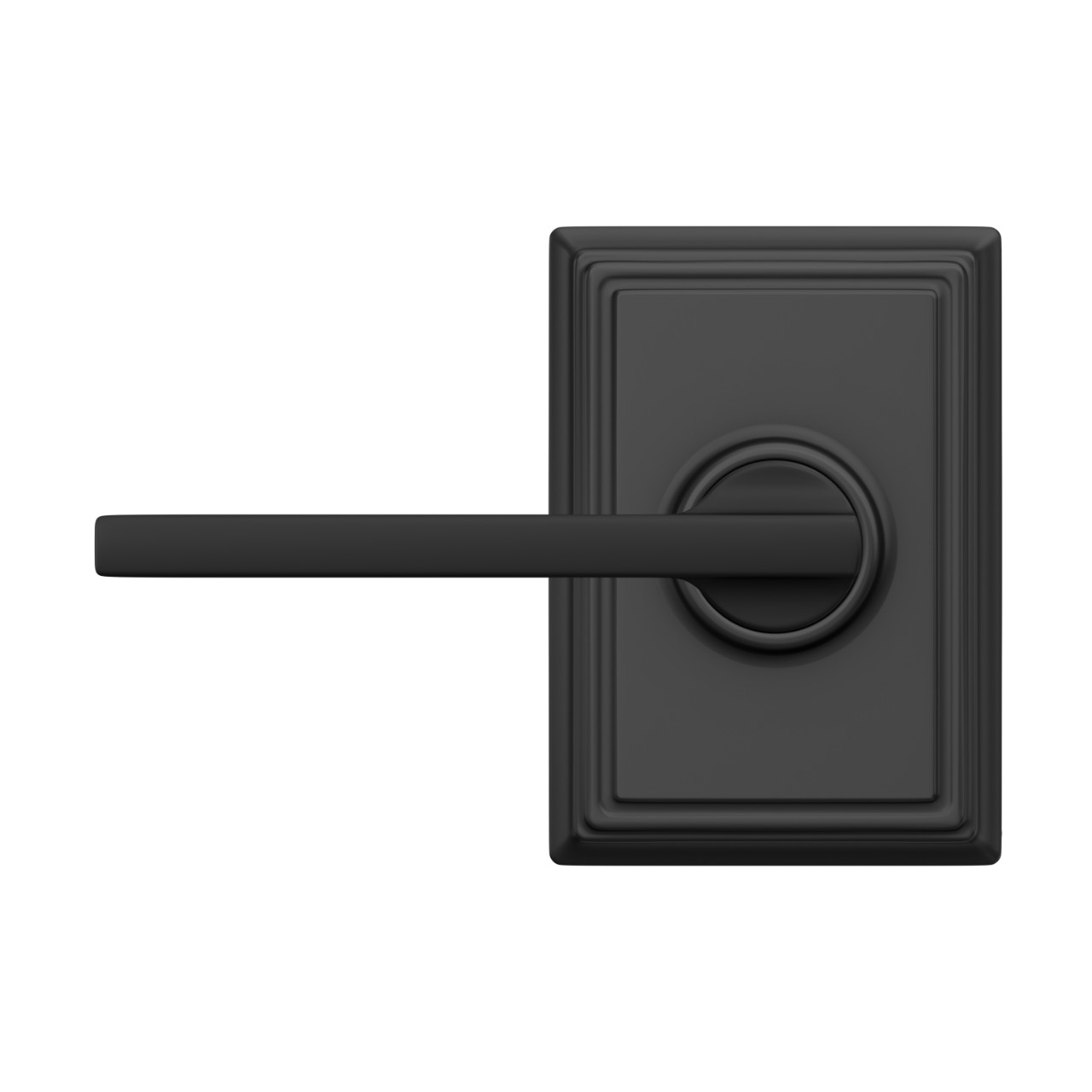 Latitude Lever Hall & Closet Lock with Addison Trim