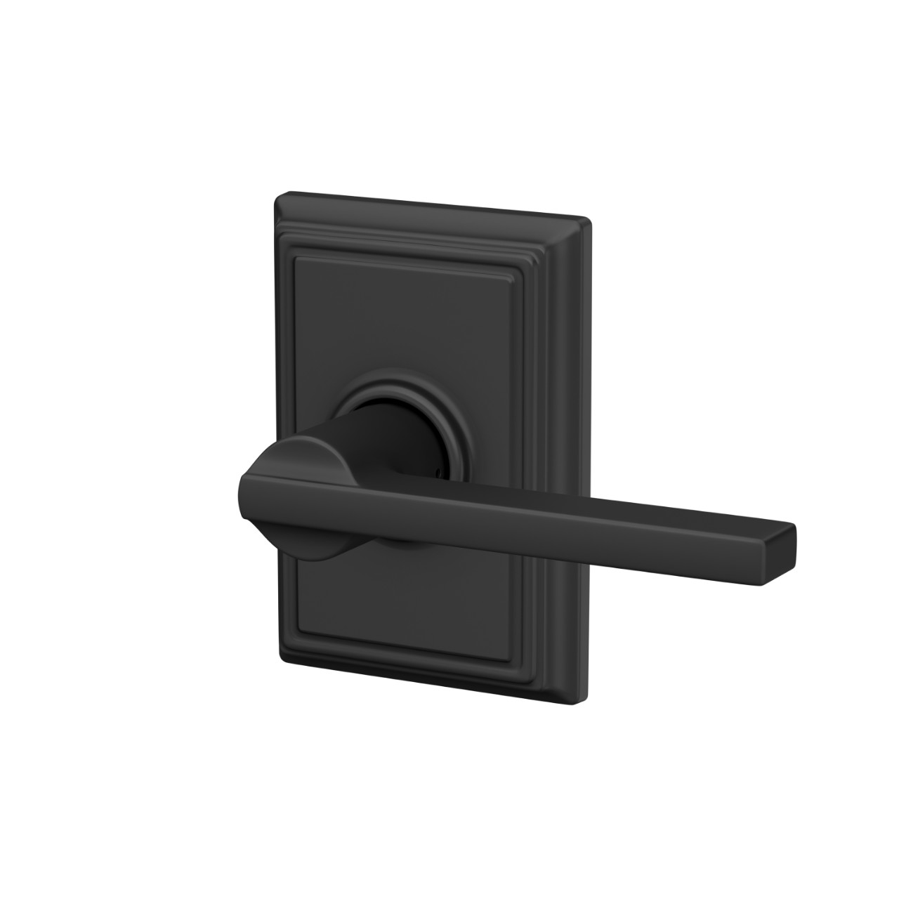 Latitude Lever Hall & Closet Lock with Addison Trim