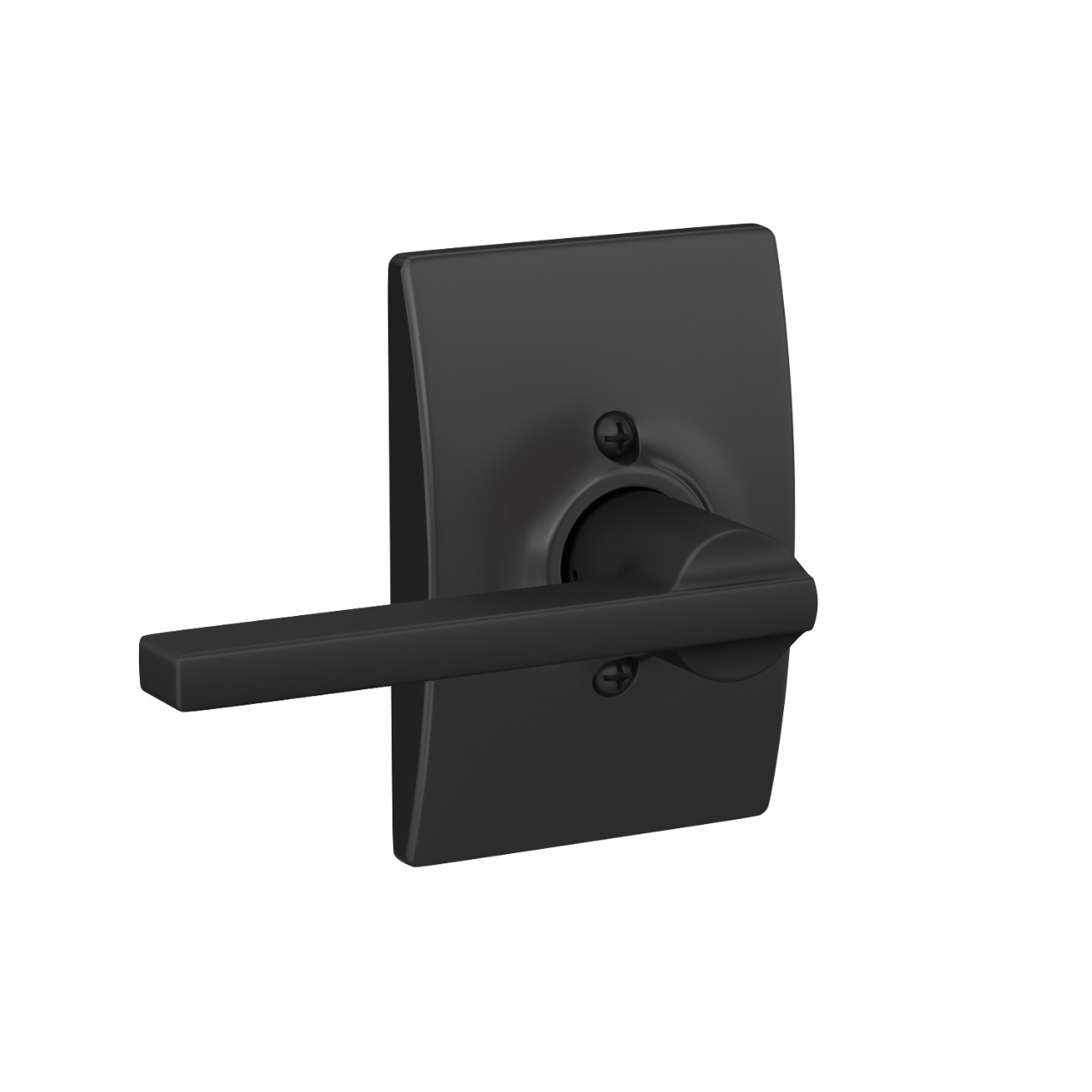 Latitude Lever Hall & Closet Lock with Century Trim