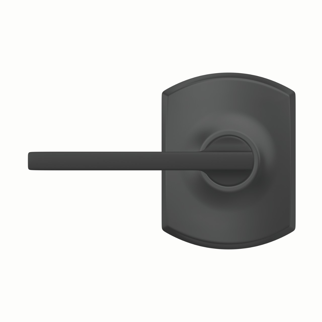Latitude Lever Hall & Closet Lock with Greenwich Trim