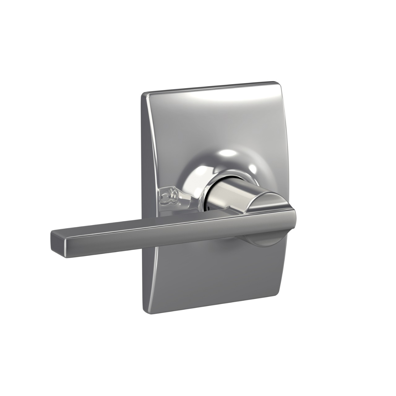 Latitude Lever Hall & Closet Lock with Century Trim