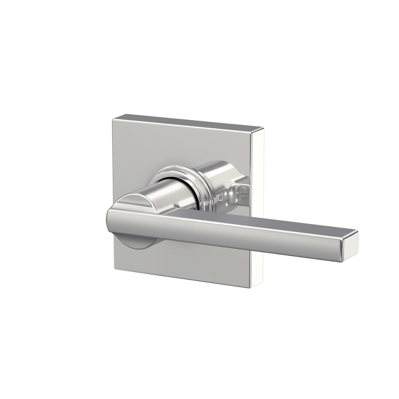 Latitude Lever Hall & Closet Lock with Collins Trim