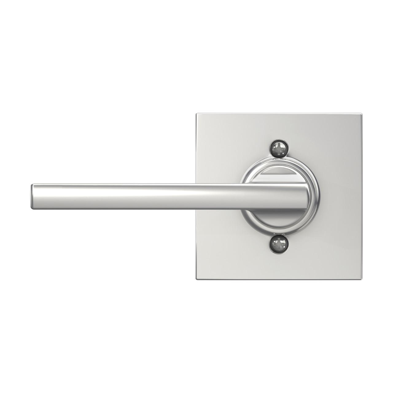 Latitude Lever Hall & Closet Lock with Collins Trim