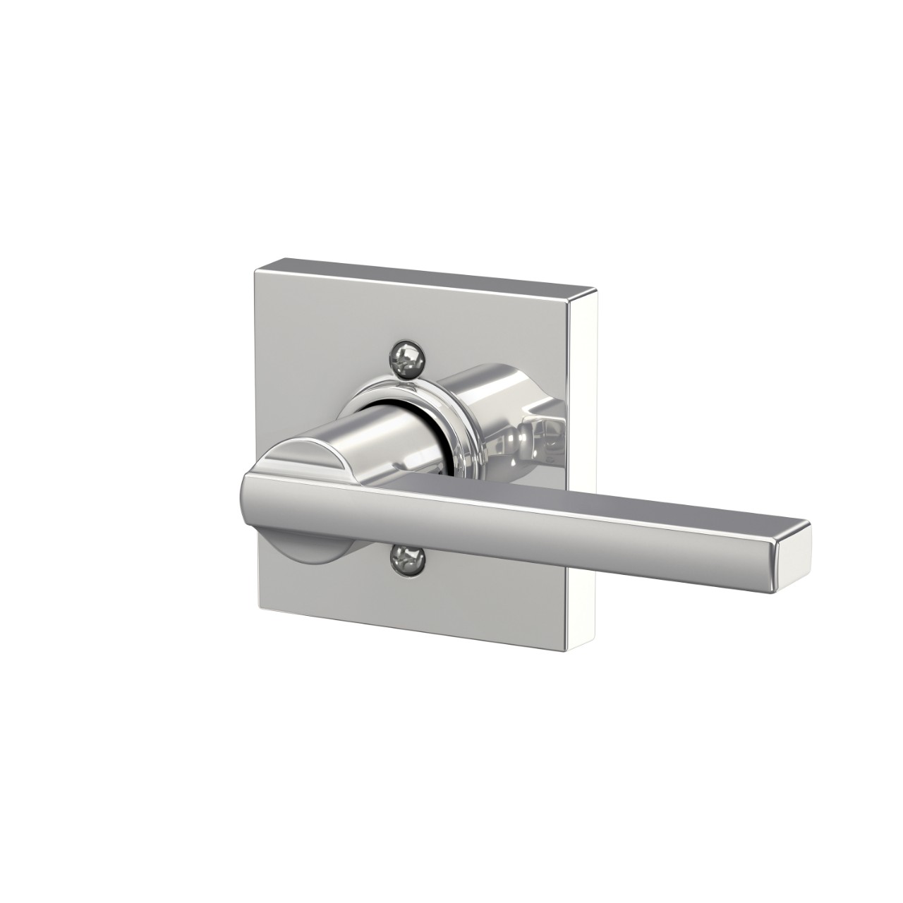 Latitude Lever Hall & Closet Lock with Collins Trim