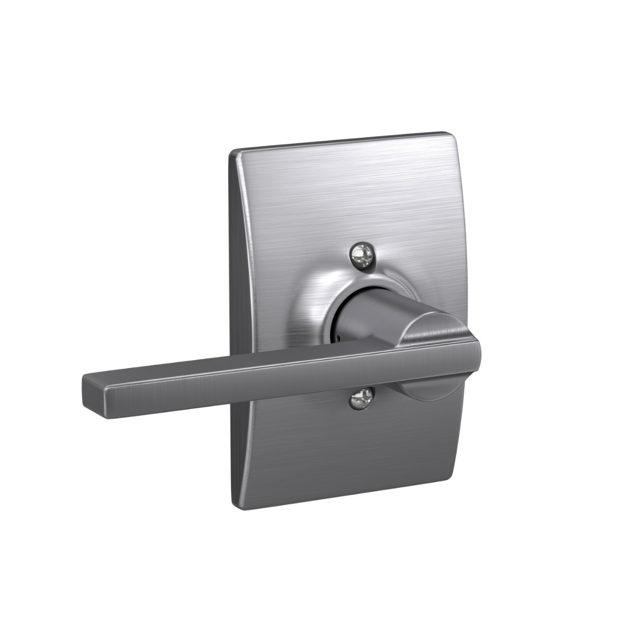 Latitude Lever Hall & Closet Lock with Century Trim
