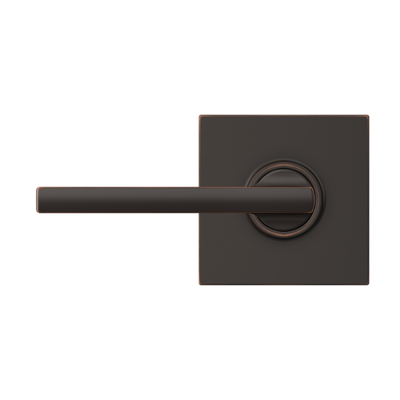Latitude Lever Hall & Closet Lock with Collins Trim