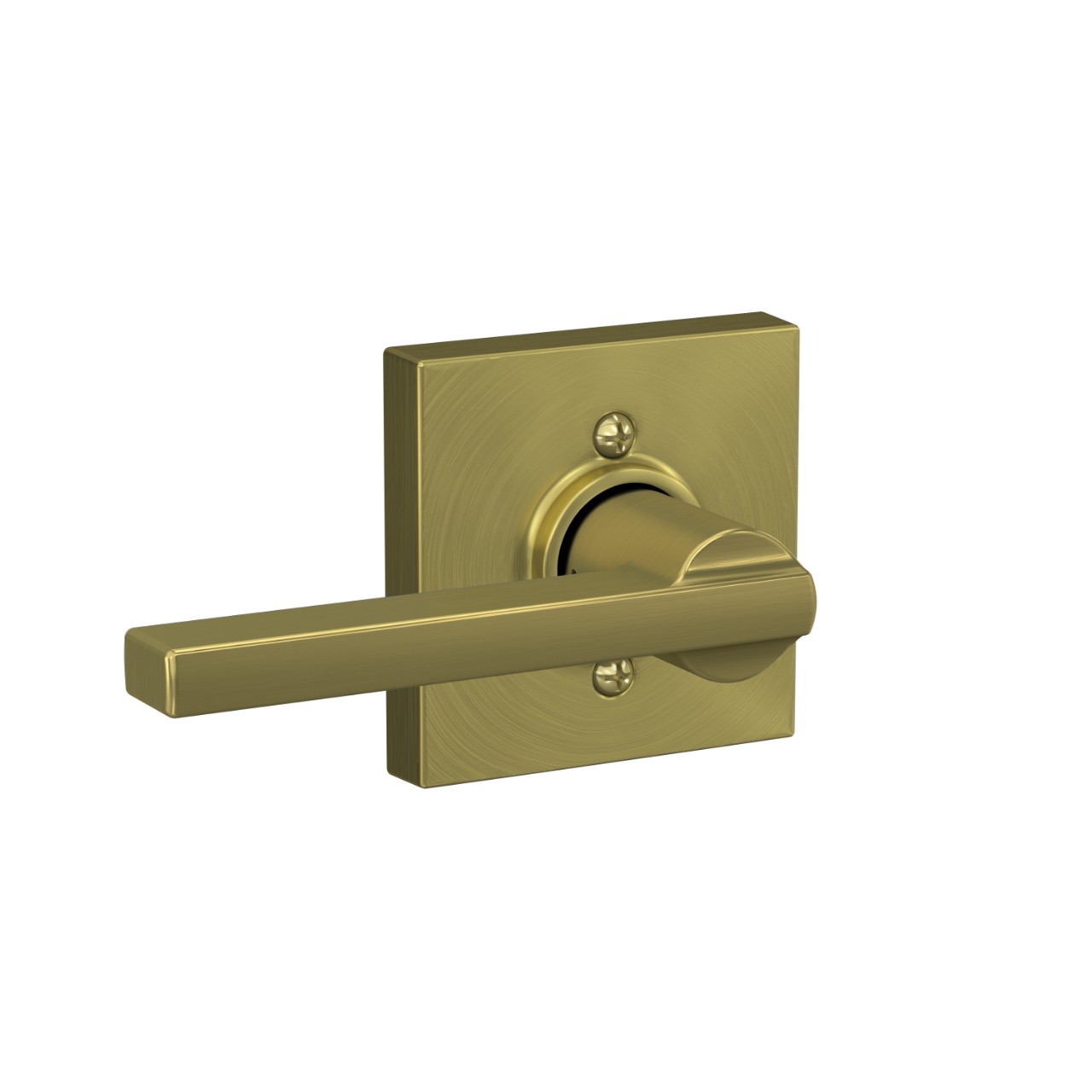 Latitude Non-Turning (Dummy) Door Lever with Collins Trim