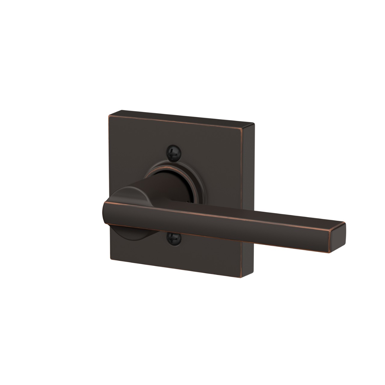 Latitude Non-Turning (Dummy) Door Lever with Collins Trim