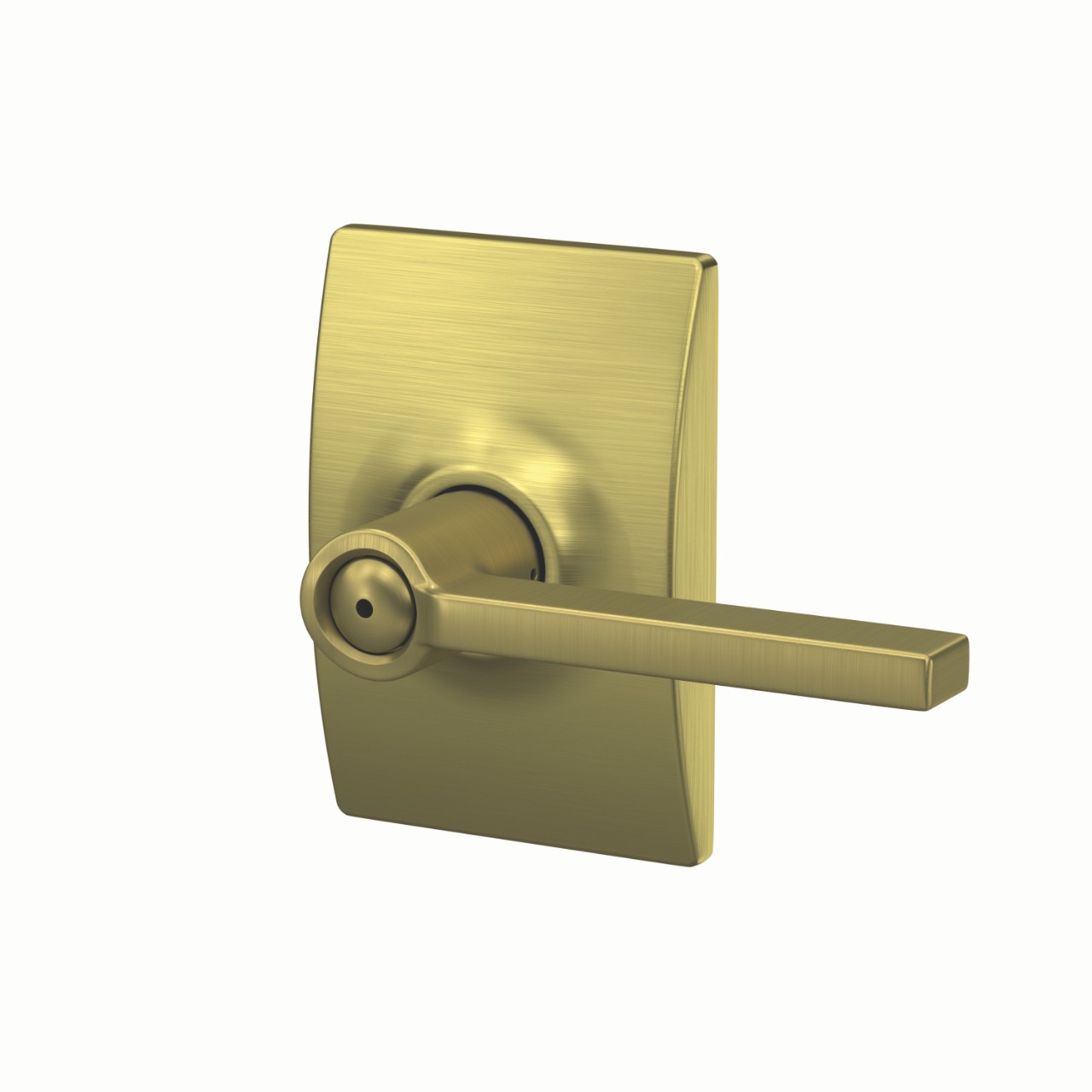 Latitude Lever Bed & Bath Lock with Century Trim