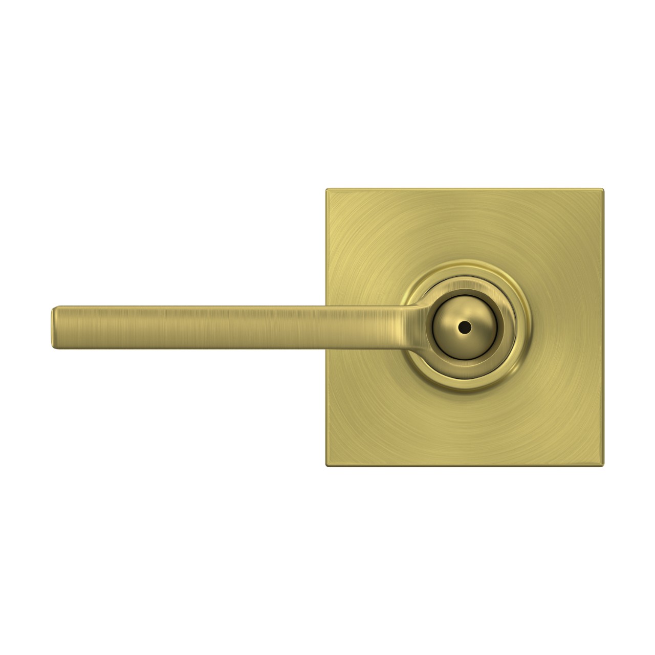 Latitude lever Bed & Bath Lock with Collins Trim