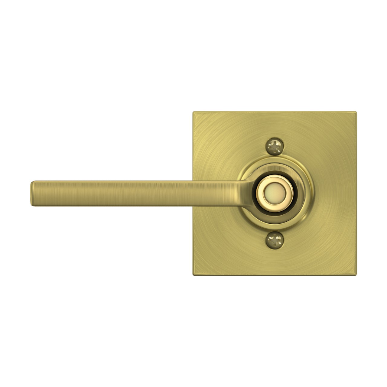 Latitude lever Bed & Bath Lock with Collins Trim