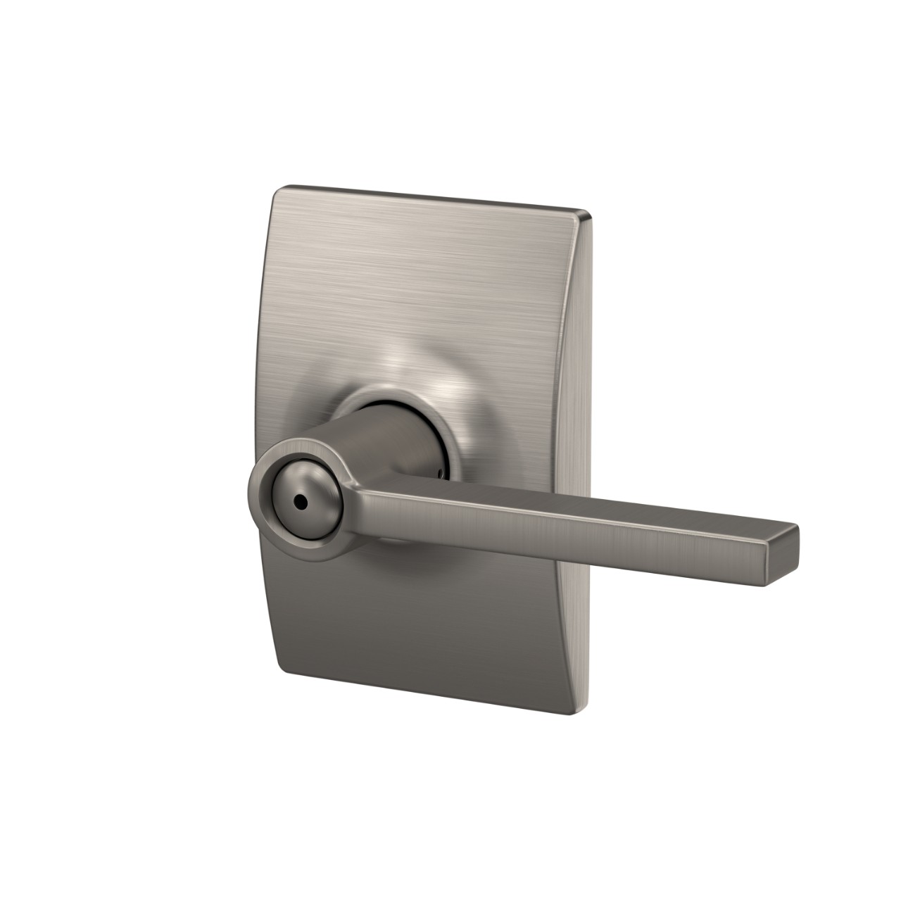 Latitude Lever Bed & Bath Lock with Century Trim