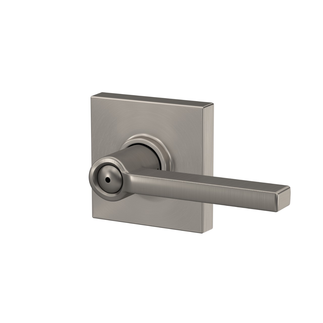 Latitude lever Bed & Bath Lock with Collins Trim