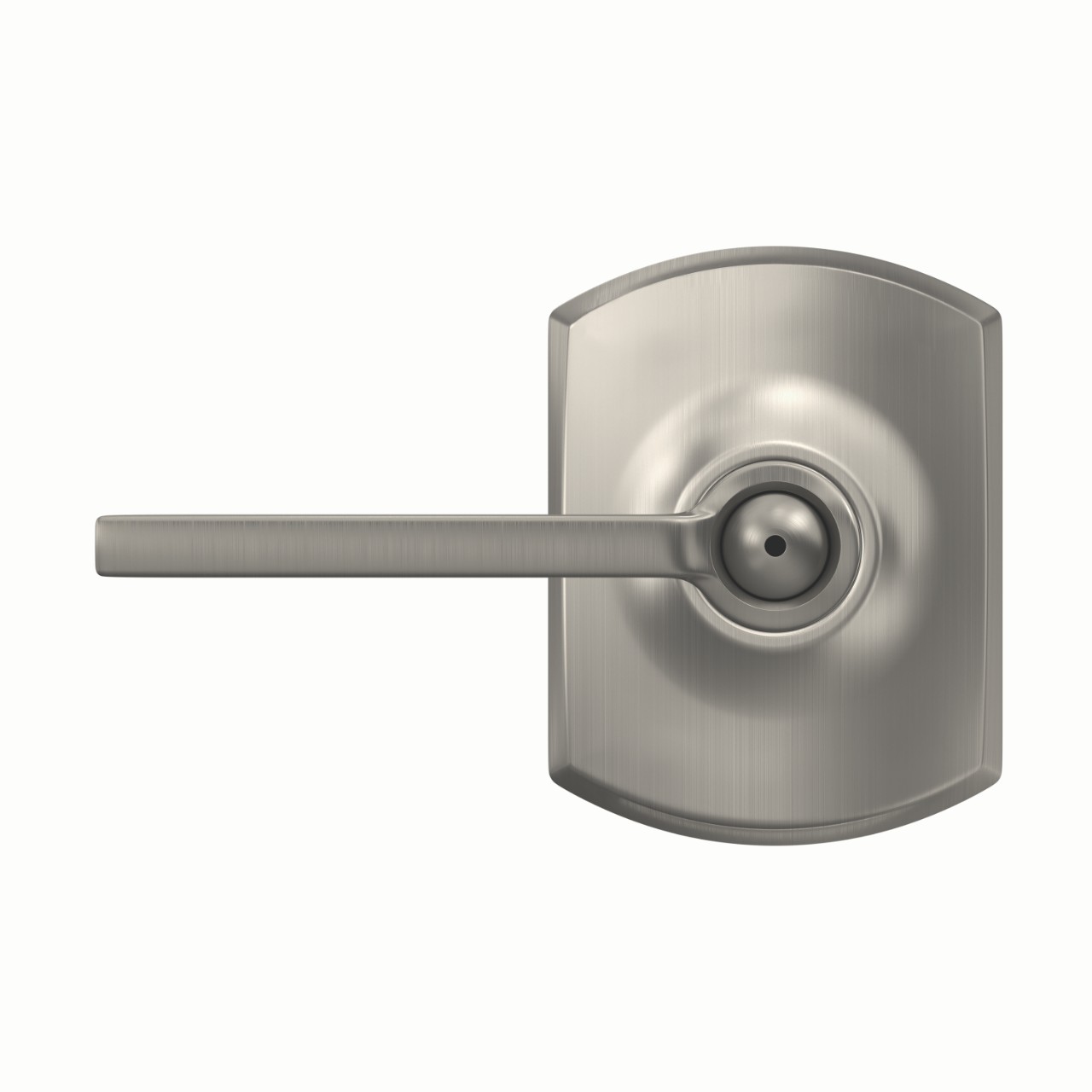 Latitude Lever Bed & Bath Lock with Greenwich Trim