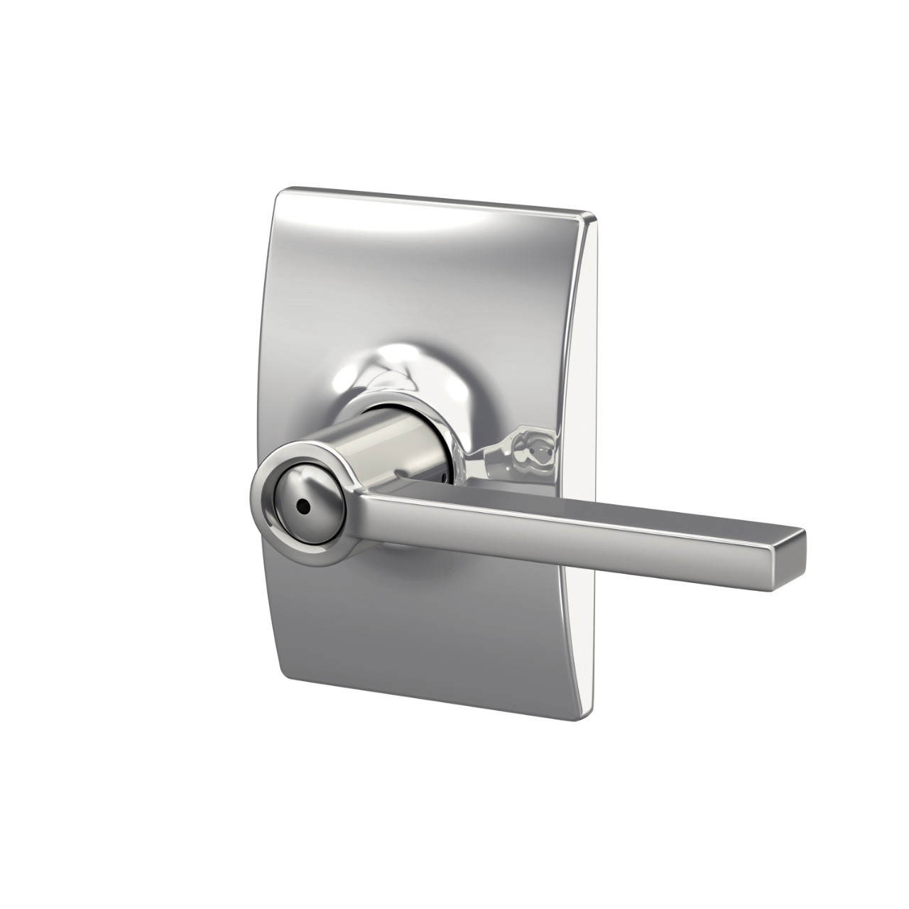 Latitude Lever Bed & Bath Lock with Century Trim