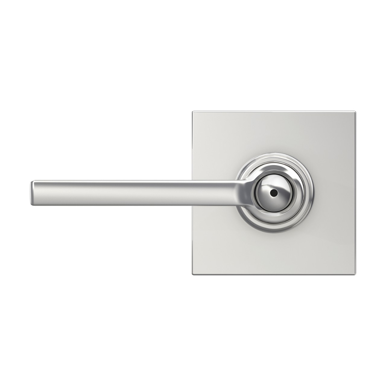 Latitude lever Bed & Bath Lock with Collins Trim