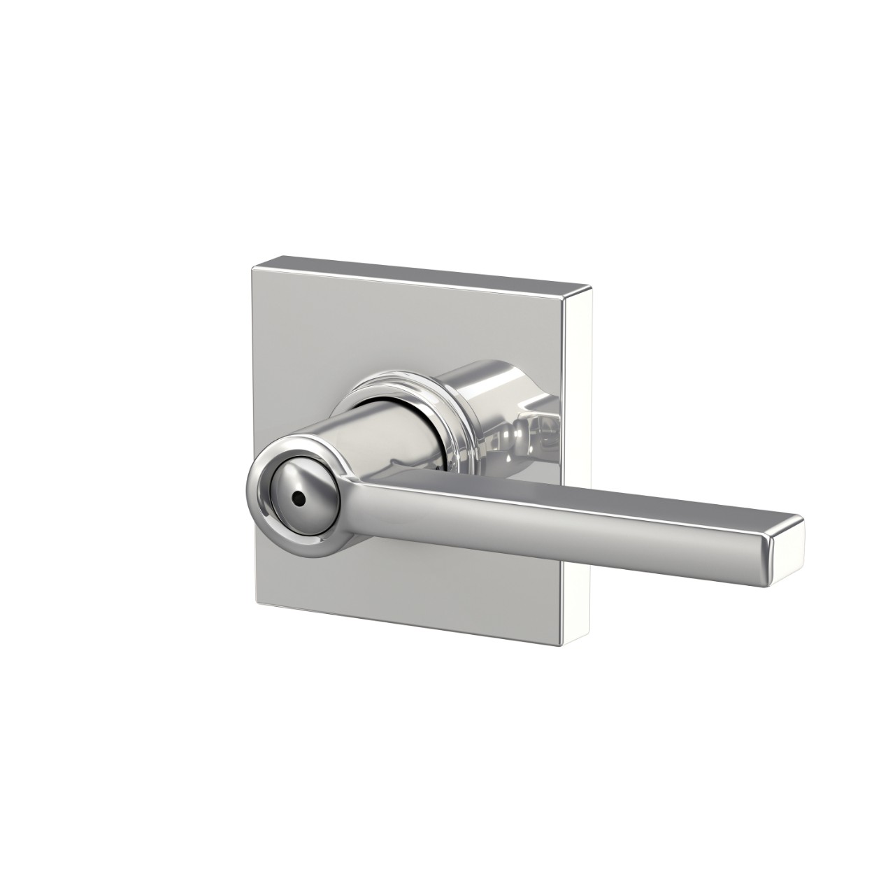 Latitude lever Bed & Bath Lock with Collins Trim