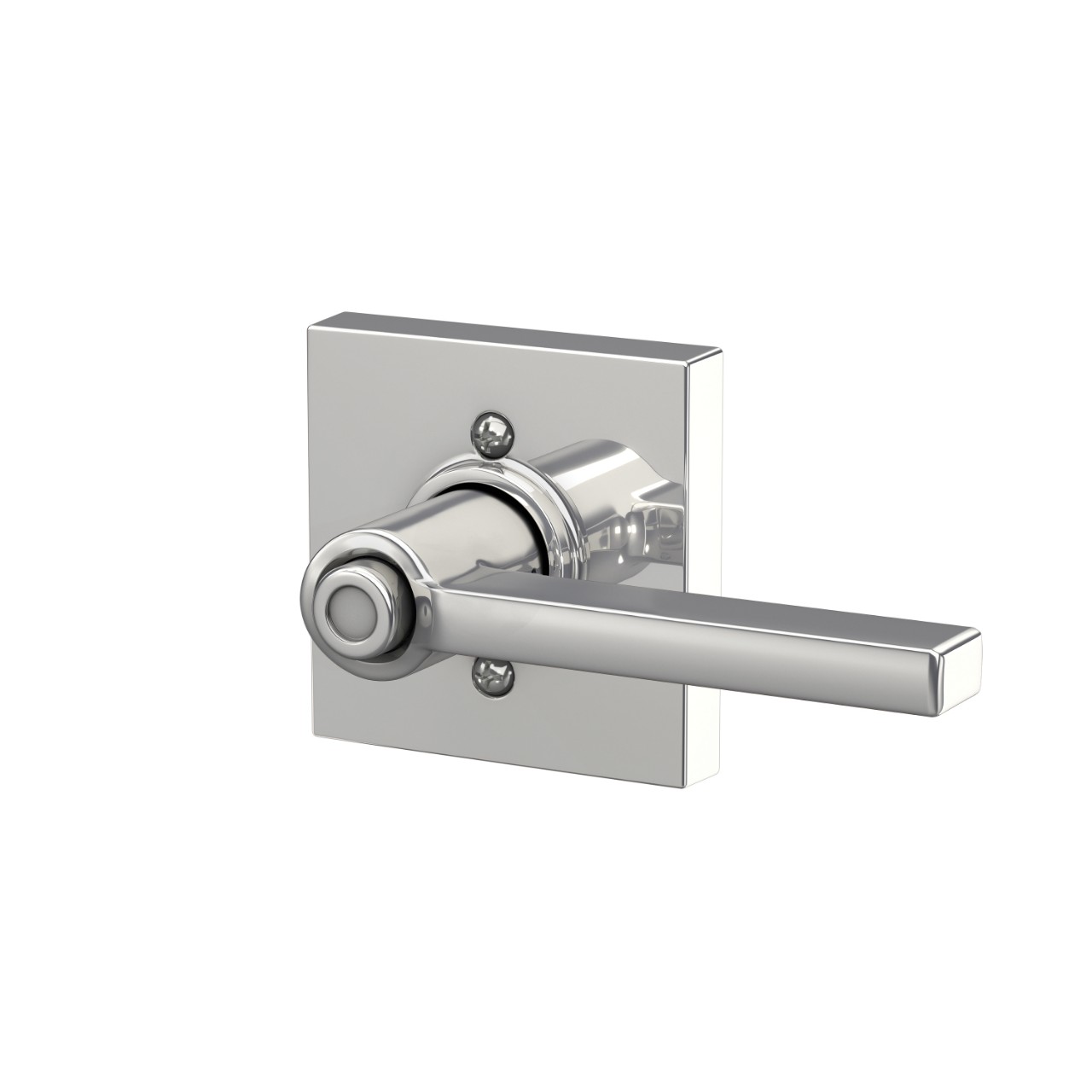 Latitude lever Bed & Bath Lock with Collins Trim