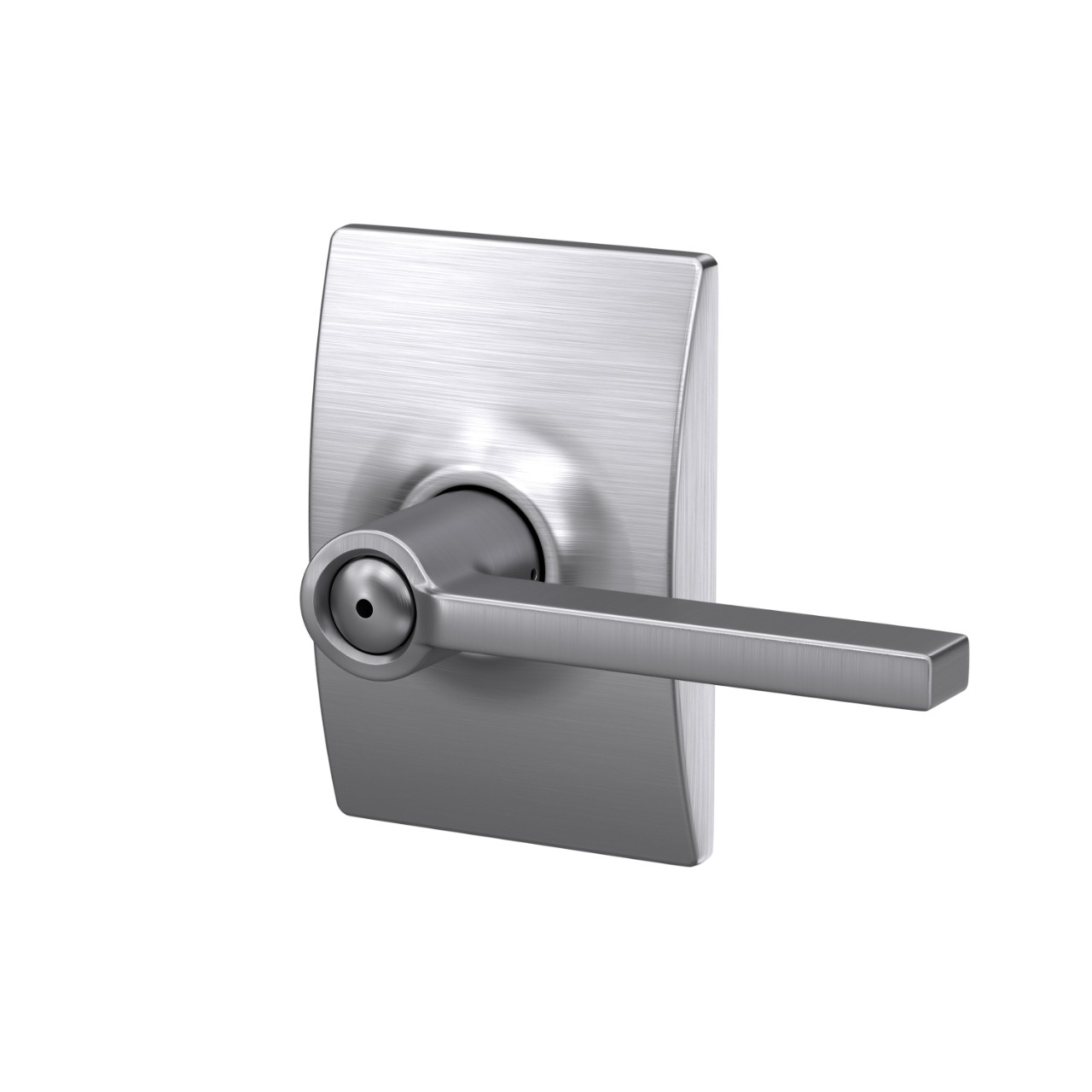 Latitude Lever Bed & Bath Lock with Century Trim