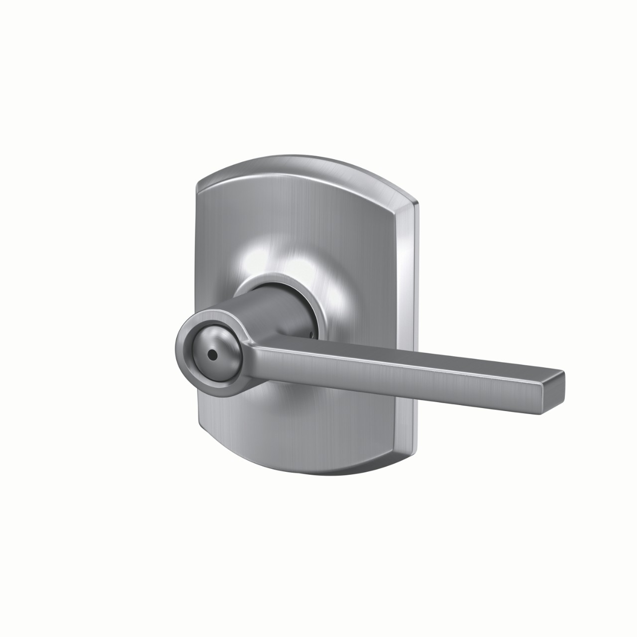 Latitude Lever Bed & Bath Lock with Greenwich Trim