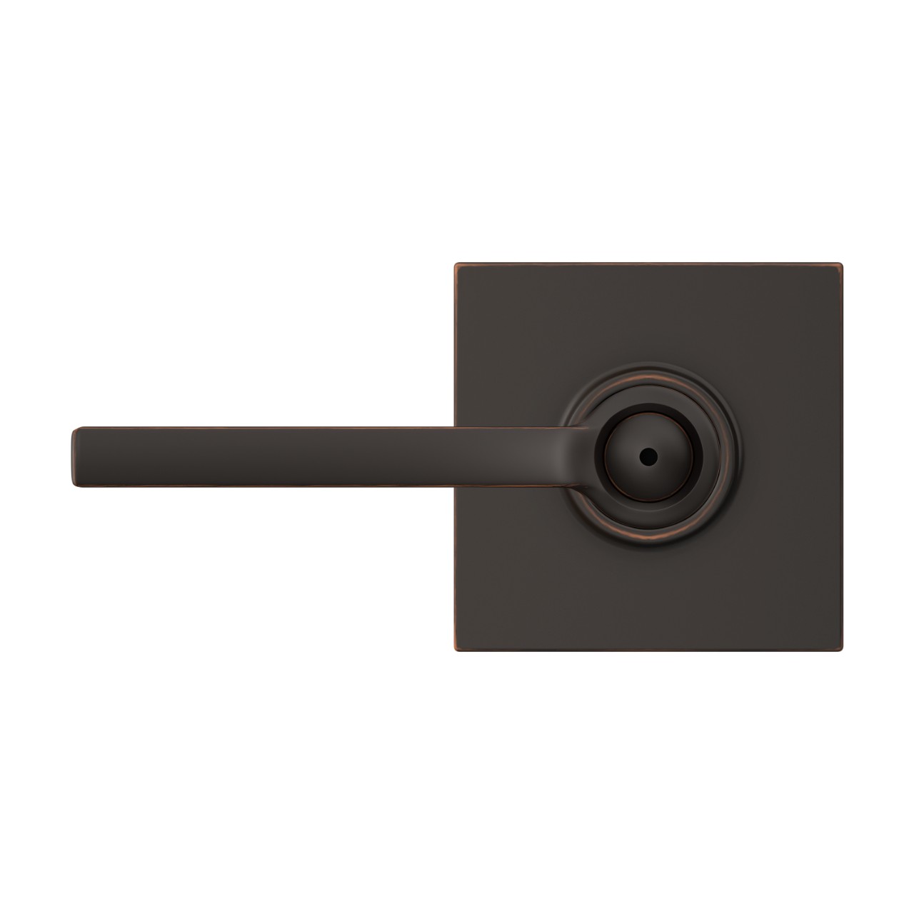 Latitude lever Bed & Bath Lock with Collins Trim