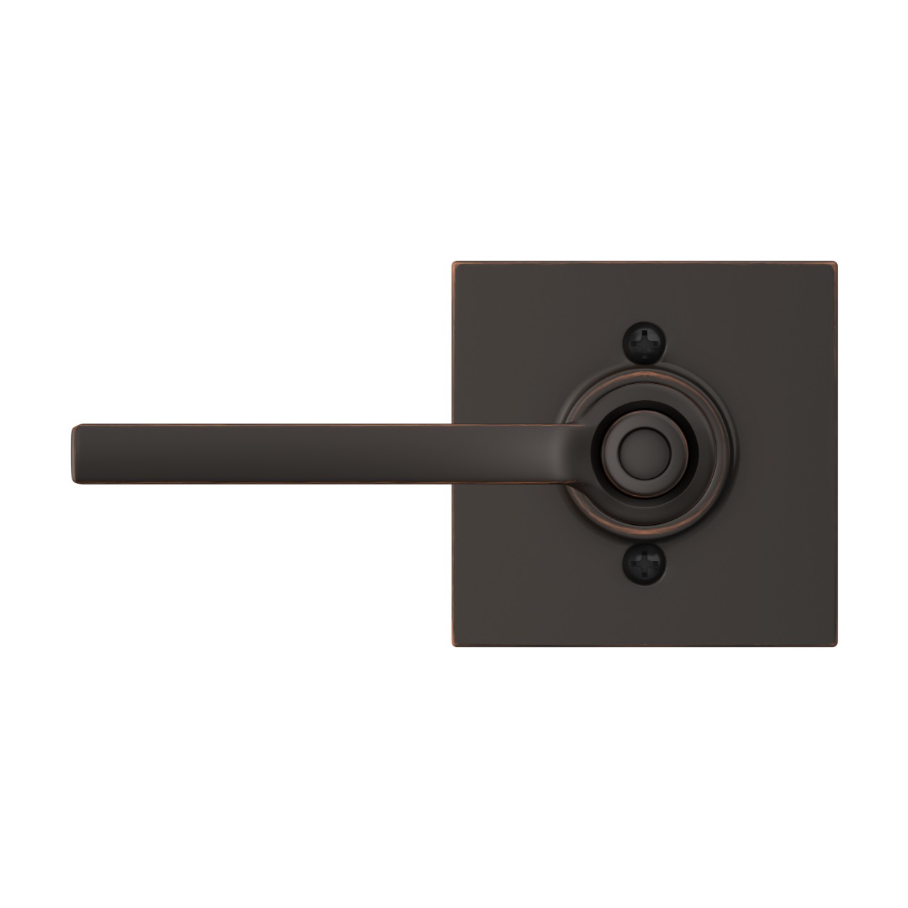 Latitude lever Bed & Bath Lock with Collins Trim