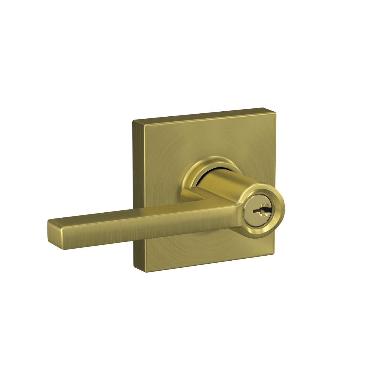 Latitude lever Keyed Entry lock with Collins Trim