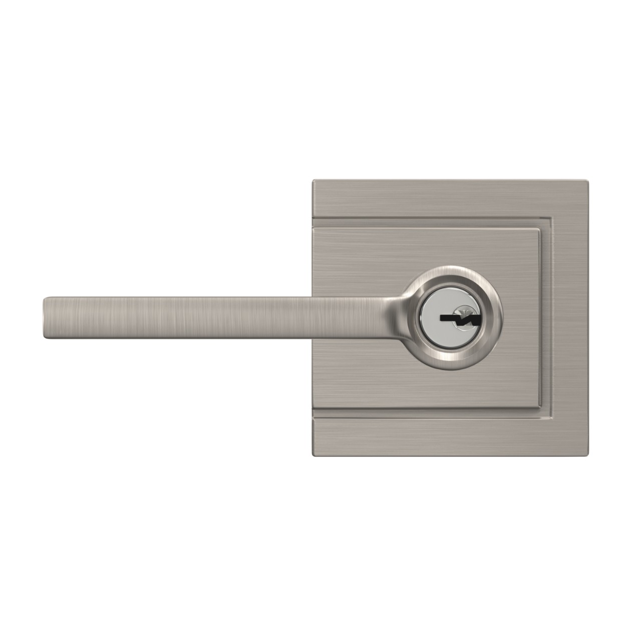 Latitude Lever Keyed Entry Lock with Upland Trim