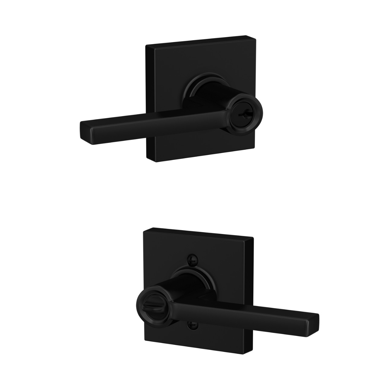 Latitude lever Keyed Entry lock with Collins Trim