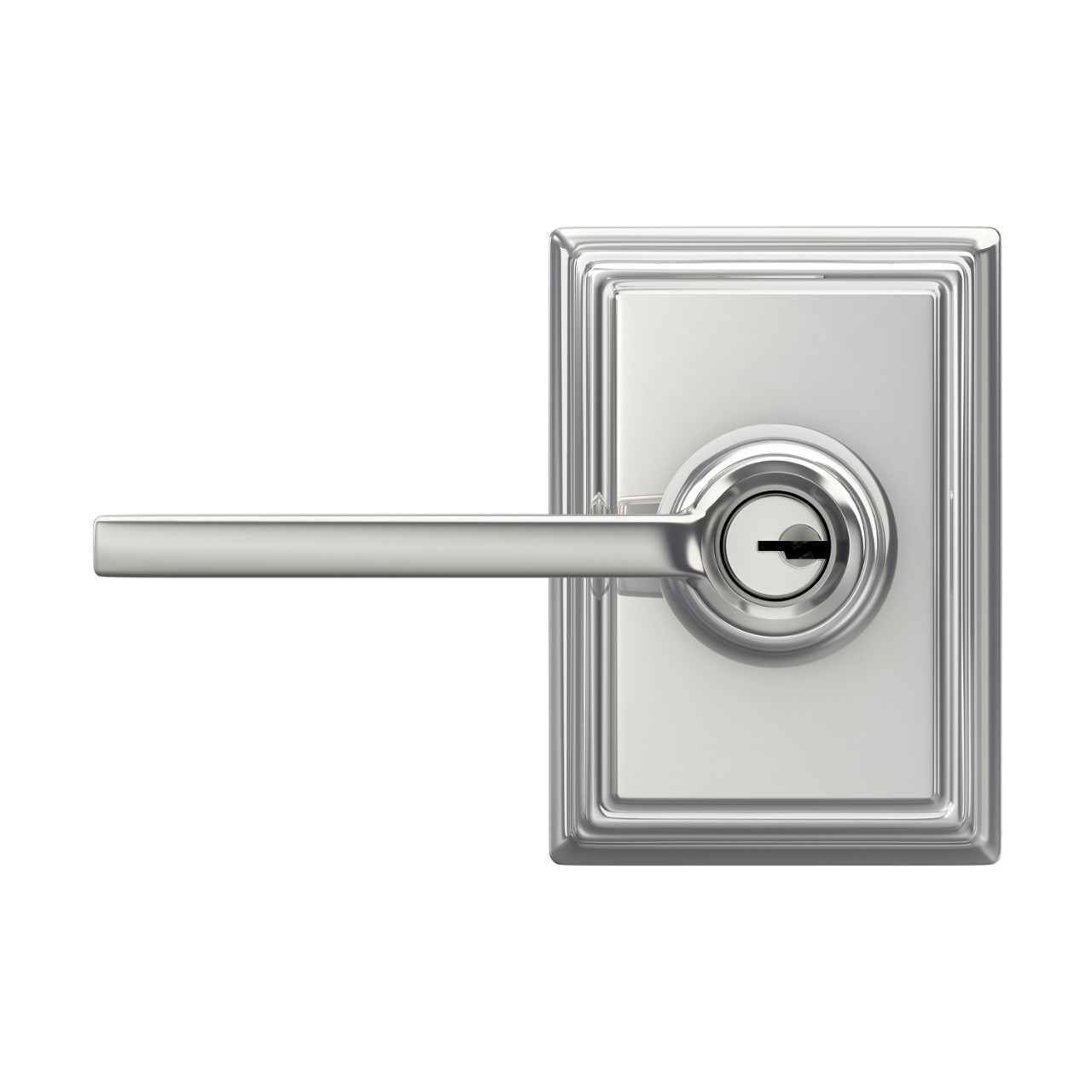 Latitude Lever Keyed Entry Lock with Addison Trim