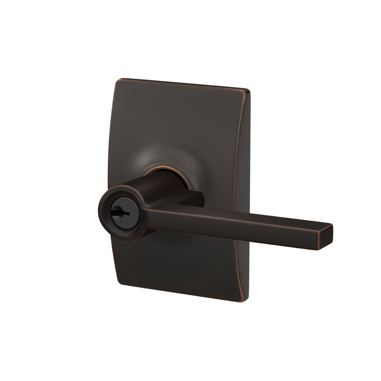 Latitude Lever Keyed Entry Lock with Century Trim