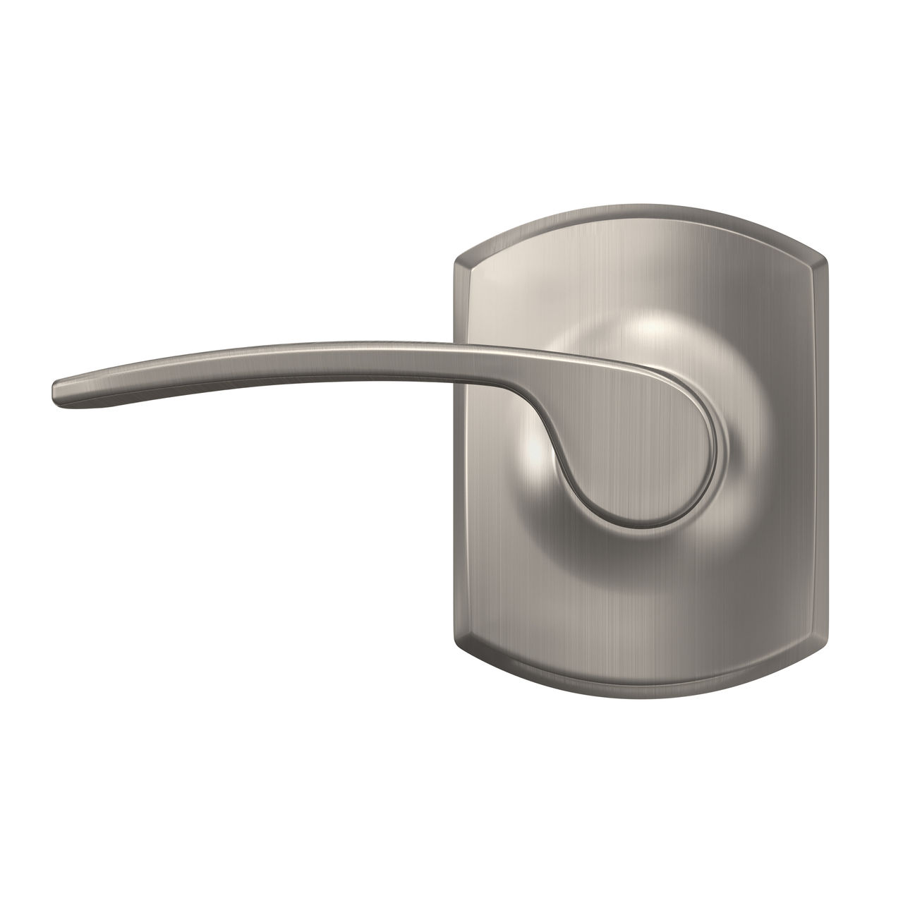 Merano Lever Hall & Closet Lock with Greenwich Trim