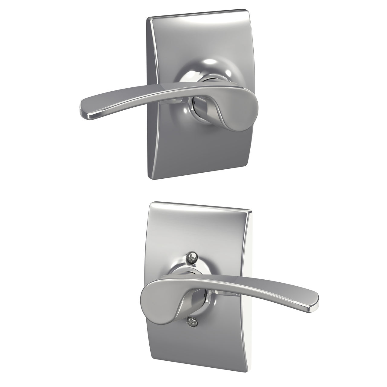 Merano Lever Hall & Closet Lock with Century Trim