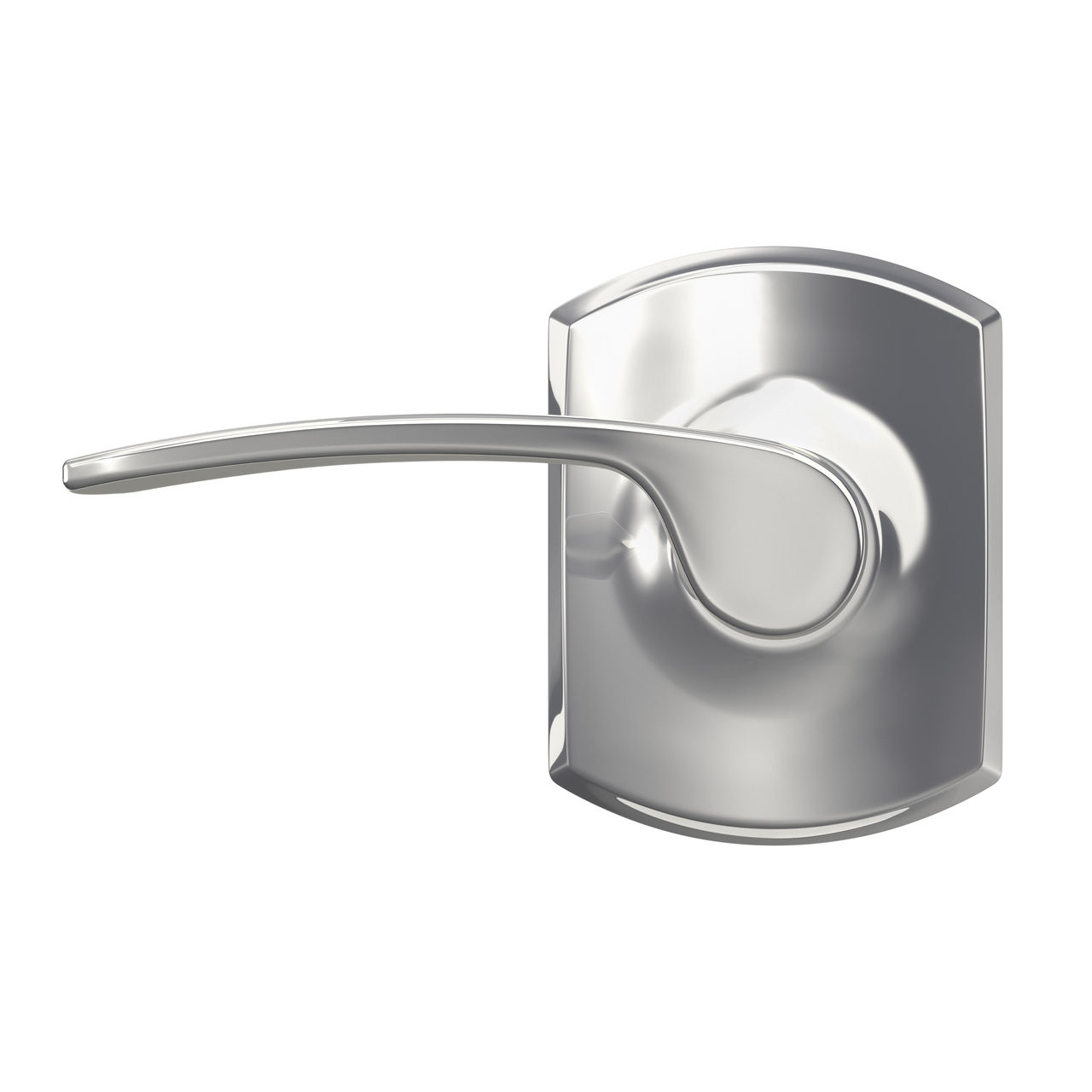 Merano Lever Hall & Closet Lock with Greenwich Trim