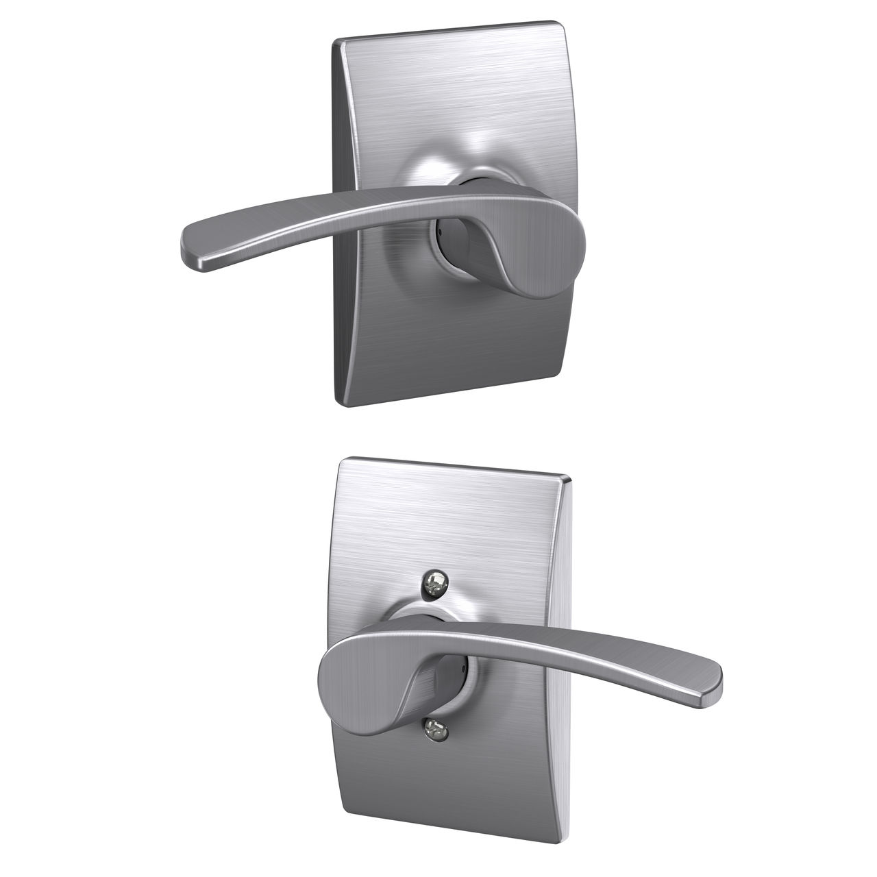 Merano Lever Hall & Closet Lock with Century Trim