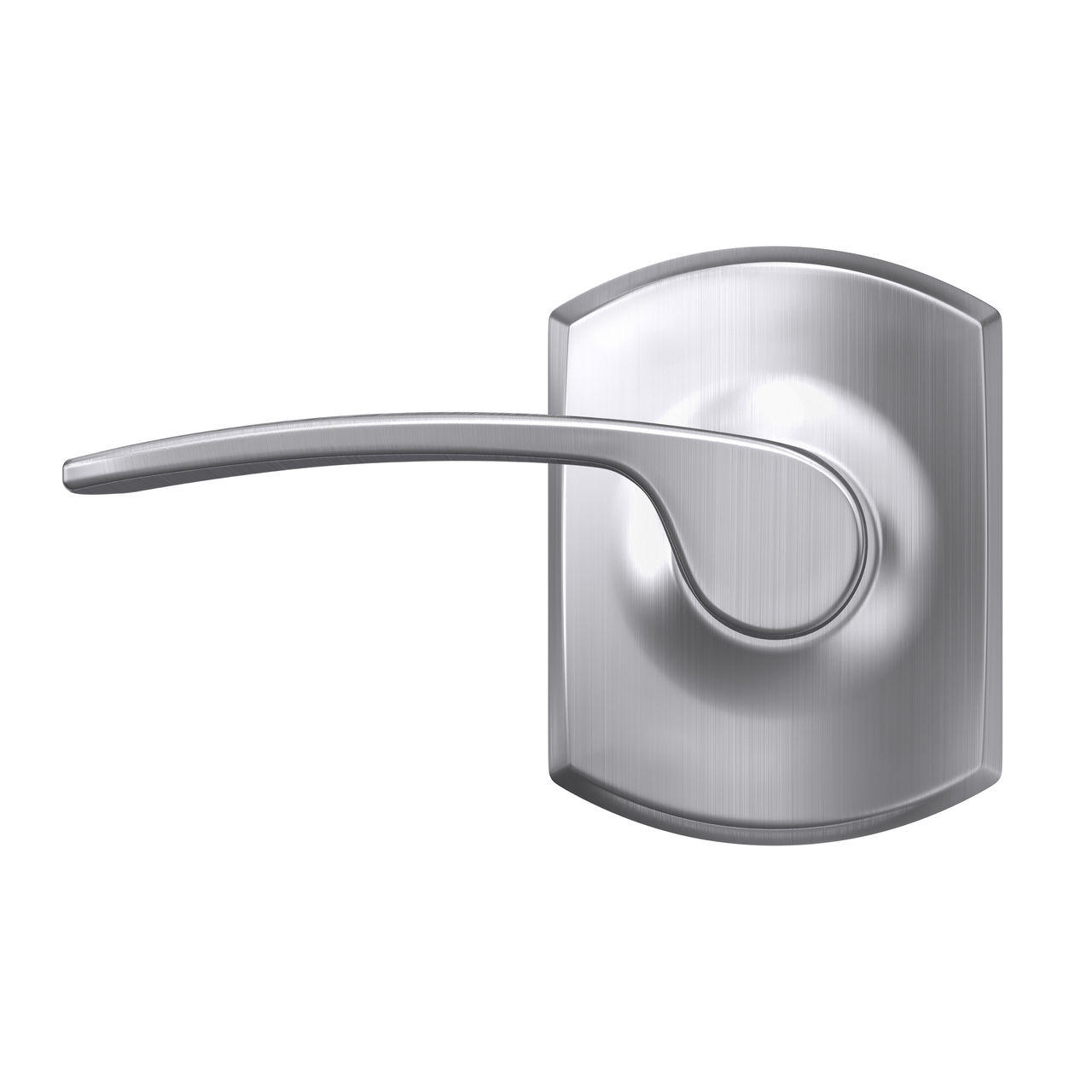 Merano Lever Hall & Closet Lock with Greenwich Trim