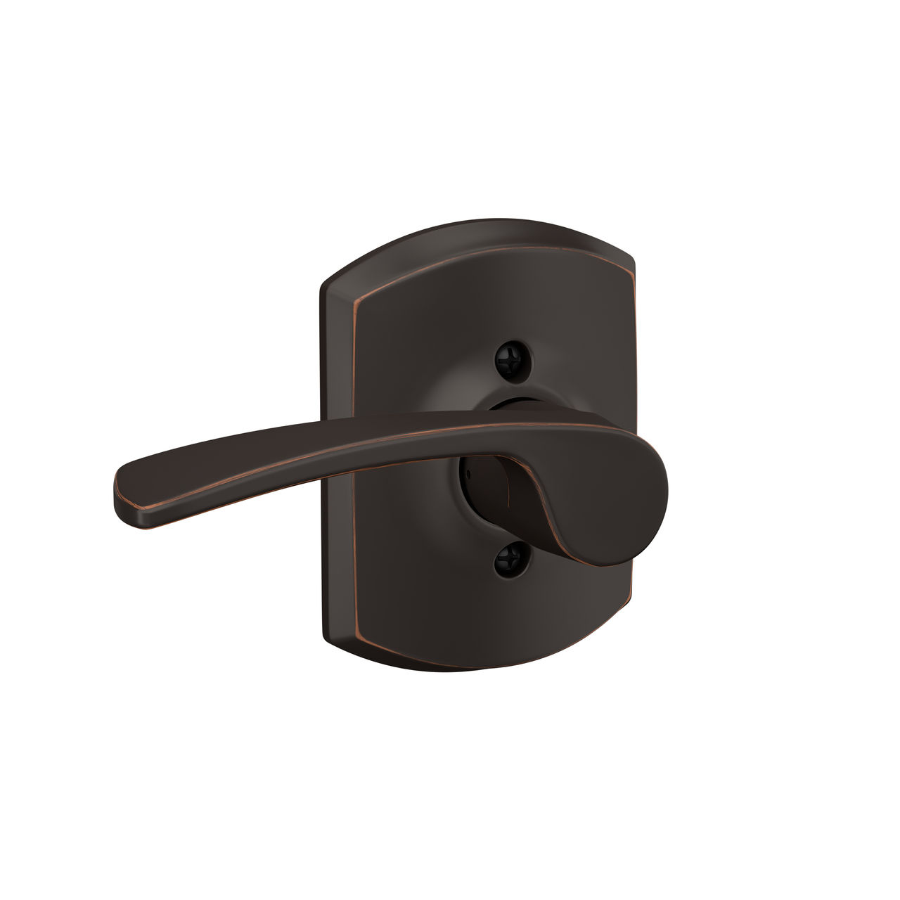 Merano Lever Hall & Closet Lock with Greenwich Trim