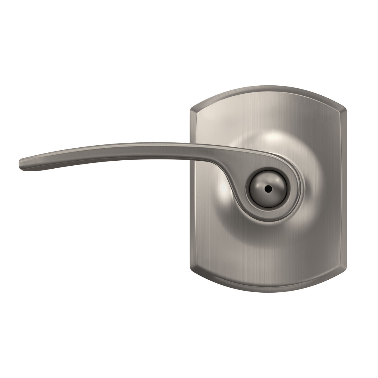 Merano Lever Bed & Bath Lock with Greenwich Trim