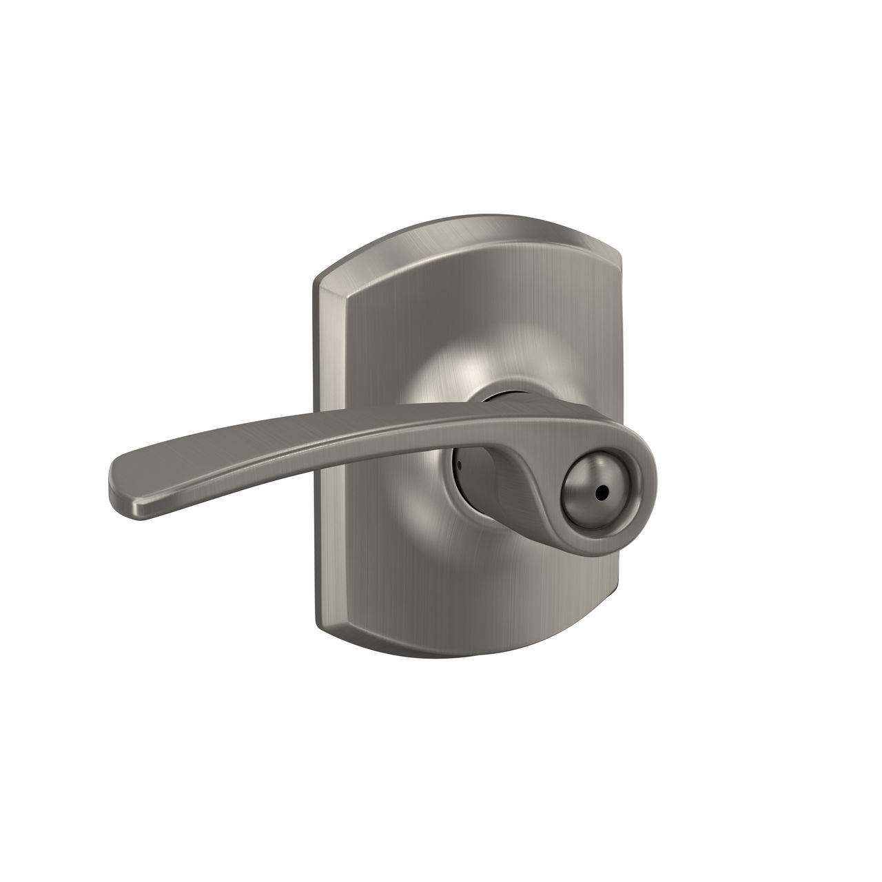 Merano Lever Bed & Bath Lock with Greenwich Trim
