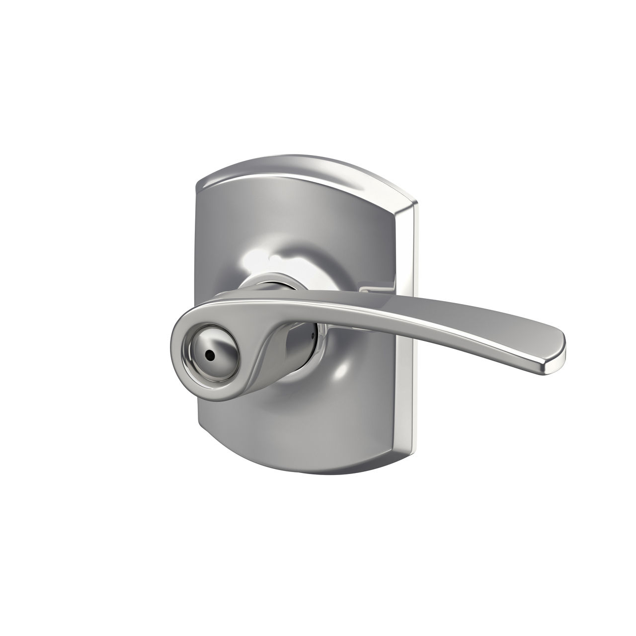 Merano Lever Bed & Bath Lock with Greenwich Trim