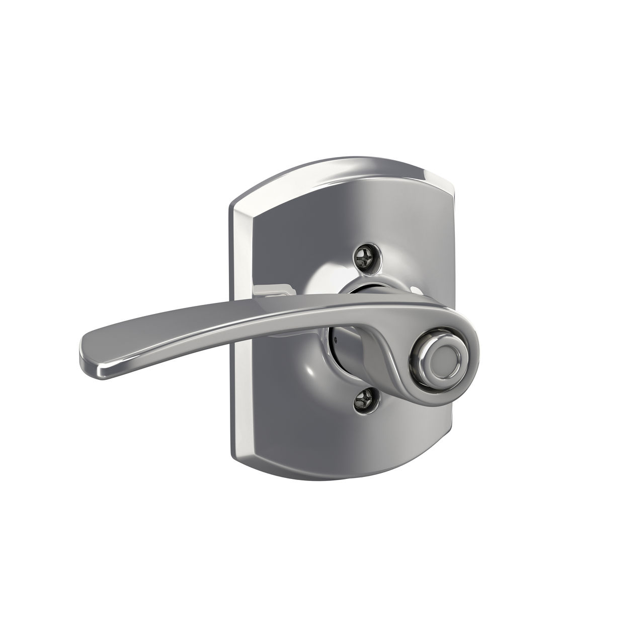 Merano Lever Bed & Bath Lock with Greenwich Trim