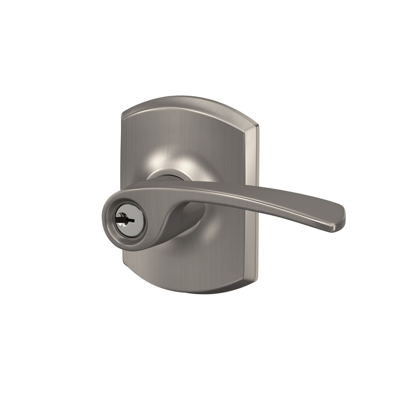 Merano Lever Keyed Entry Lock with Greenwich Trim