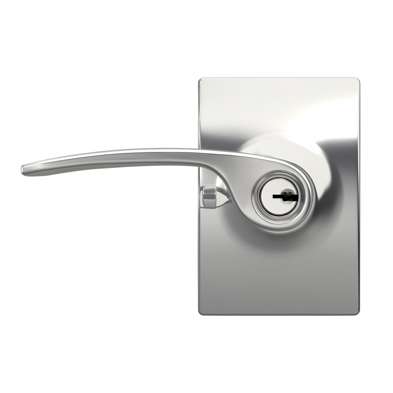Merano Lever Keyed Entry Lock with Century Trim