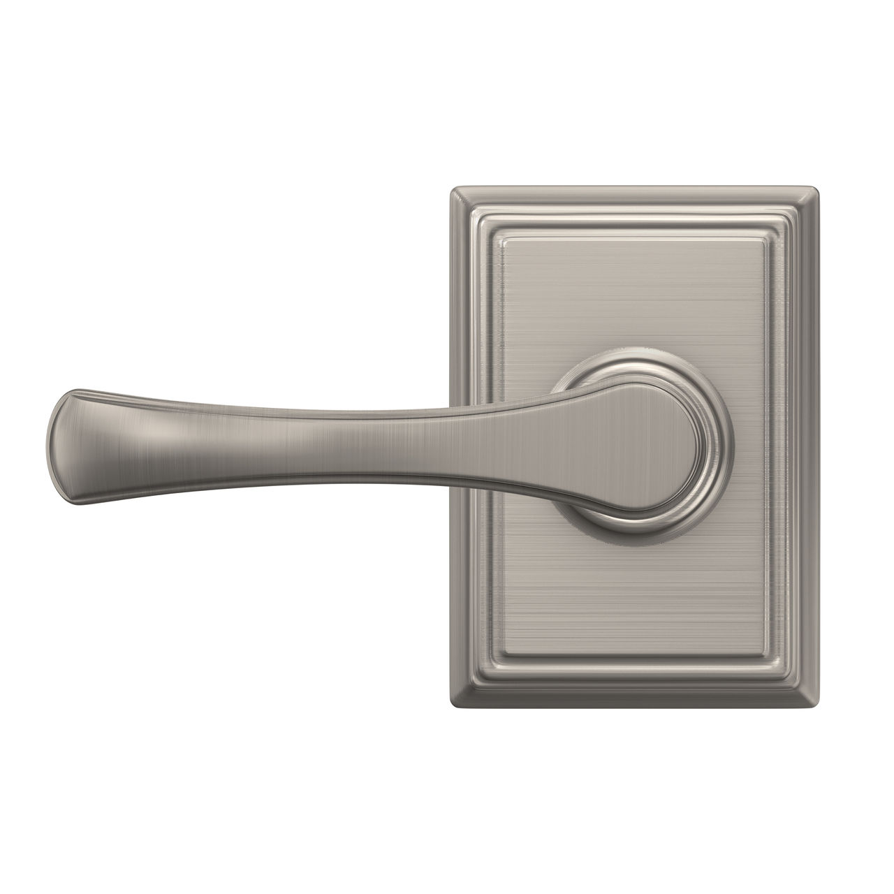 Avila Lever Hall & Closet Lock with Addison Trim