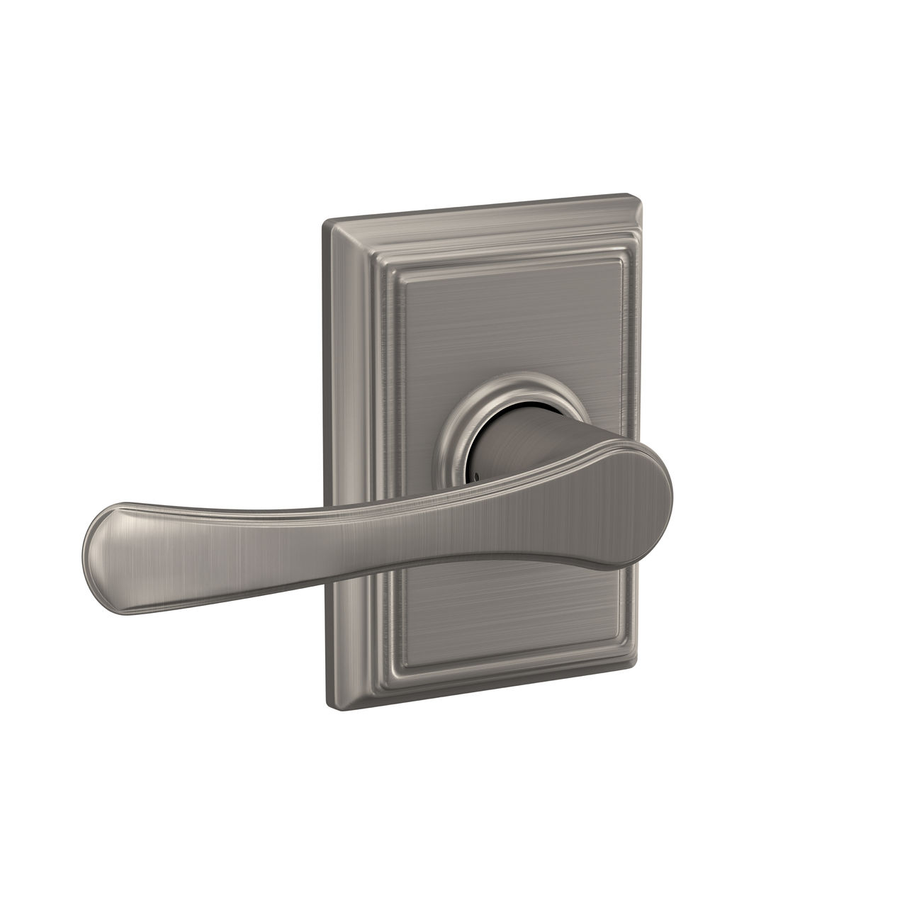 Avila Lever Hall & Closet Lock with Addison Trim