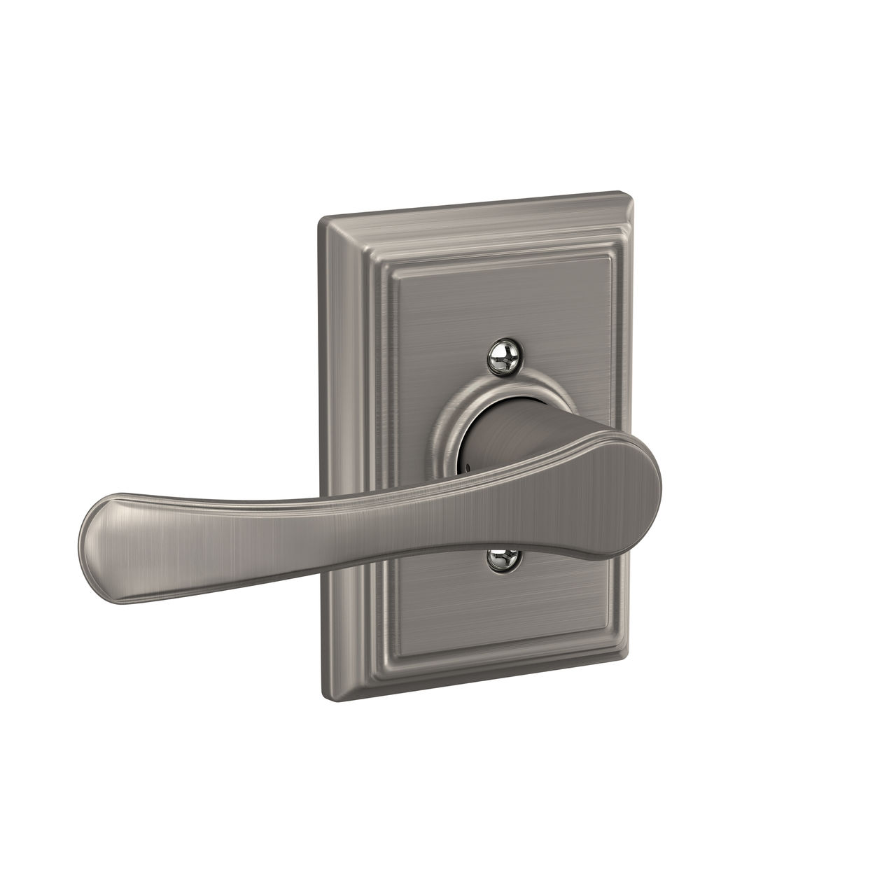 Avila Lever Hall & Closet Lock with Addison Trim