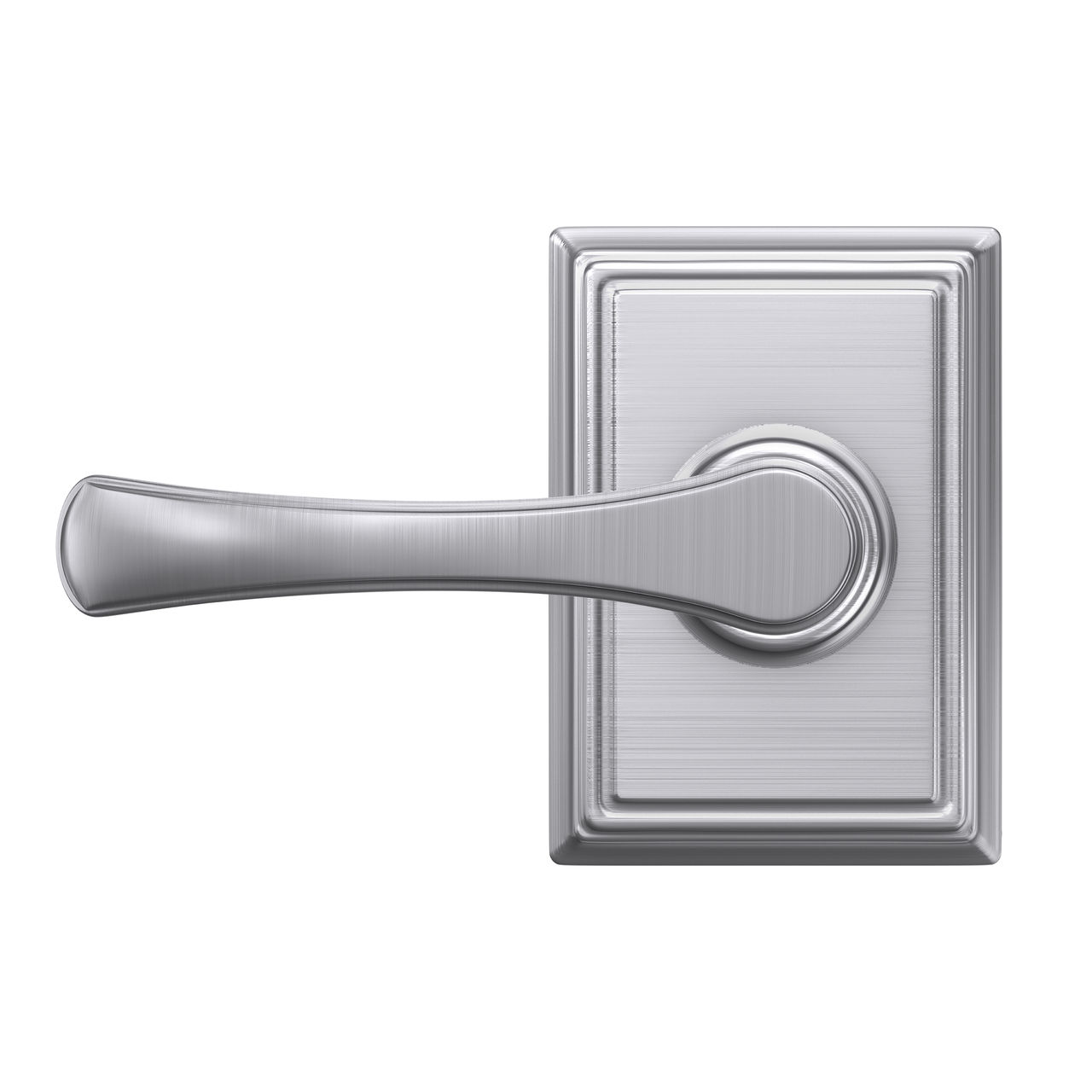 Avila Lever Hall & Closet Lock with Addison Trim