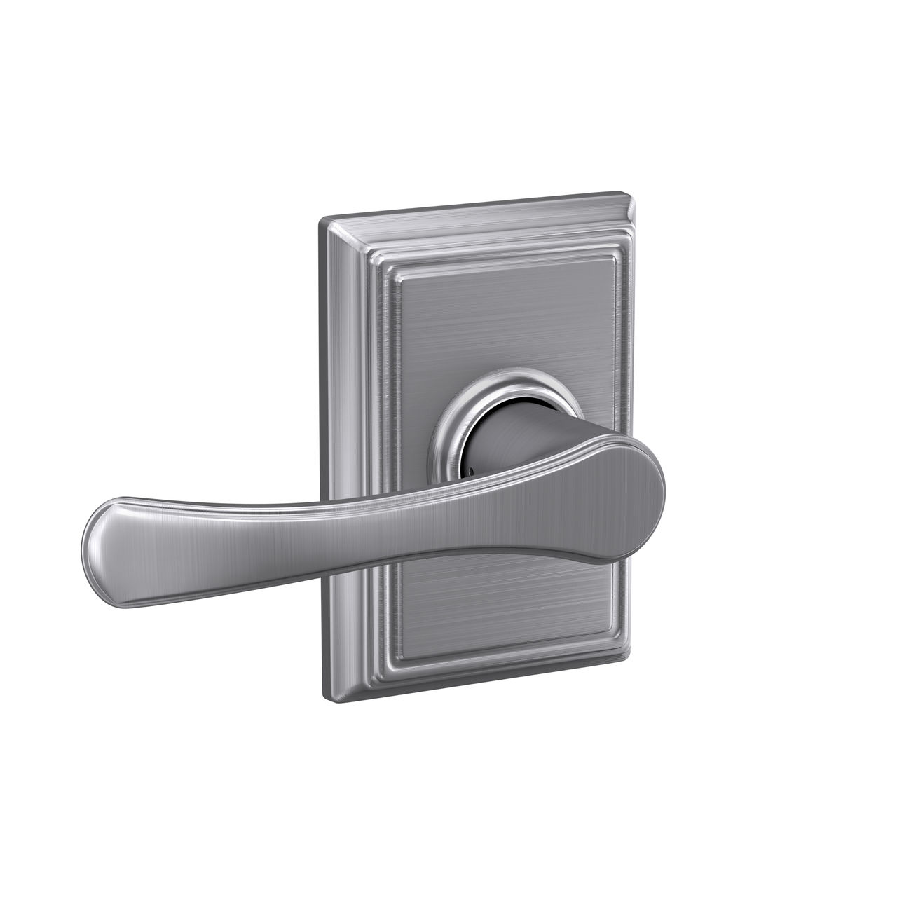 Avila Lever Hall & Closet Lock with Addison Trim